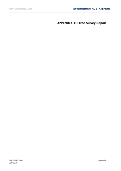 APPENDIX 11: Tree Survey Report