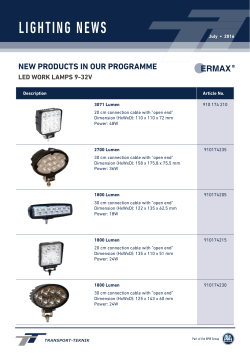 lighting news - Transport