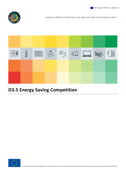 Energy Saving competition