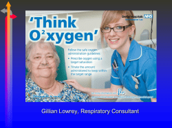 Emergency Oxygen Guidelines - The East Midlands Leadership