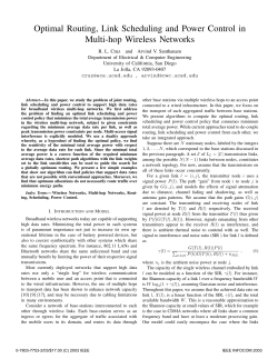 Optimal Routing, Link Scheduling and Power Control