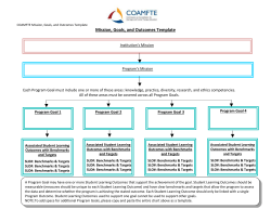 SS7 - Mission, Goals, and Outcomes Template