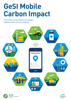 GeSIMobile Carbon Impact - Global e