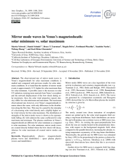 Mirror mode waves in Venus`s magnetosheath: solar minimum vs
