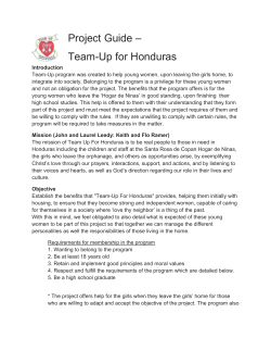 Housing Benefits - Team Up For Honduras