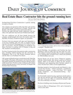 Real Estate Buzz: Contractor hits the ground