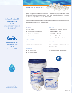 Pulsar® Plus Briquettes