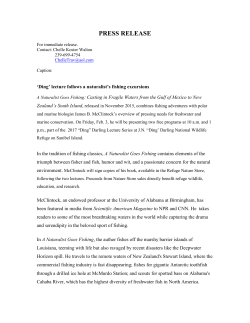 Author Dr. James McClintock, A Naturalist Goes Fishing: Casting in