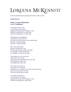 Seeds-of-Love - Loreena McKennitt