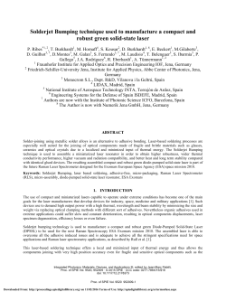 Solderjet bumping technique used to manufacture a compact and