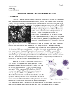 Components of neutrophil extracellular traps and