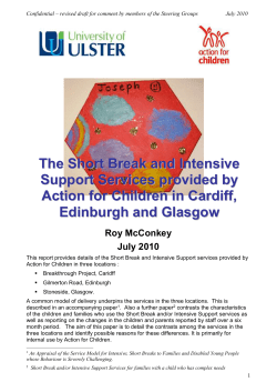 Action for Children has become a major provider of services to