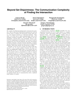 Beyond Set Disjointness: The Communication Complexity of Finding