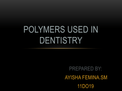 polymers - Yengage