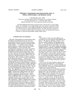 Field-theory renormalization and critical dynamics above T_{c