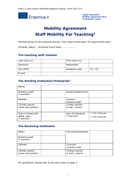 GfNA-II.7-C-Annex-Erasmus+ Staff Mobility Agreement for teaching