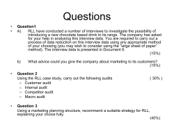 (c) Competitor Audit