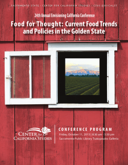 Food for Thought: Current Food Trends and