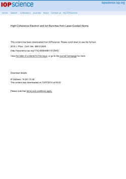 High-Coherence Electron and Ion Bunches from Laser