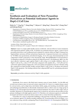 Synthesis and Evaluation of New Pyrazoline Derivatives as
