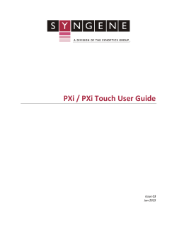 PXi Manual