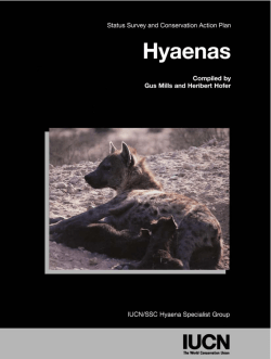 Status Survey and Conservation Action Plan