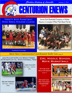 CAL Middle School Boys Basketball