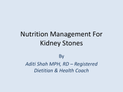 Foods to Eat in Kidney Stones
