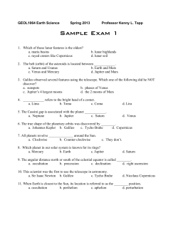 Sample Exam 1