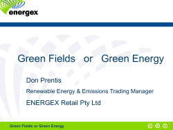 Green Fields or Green Energy