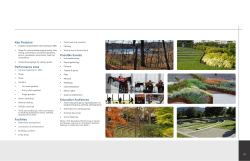 Key Features Performance Area Facilities Possible Events