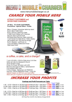 Costings and Profit Forecasts per Table Year1 Year2 Totals 1