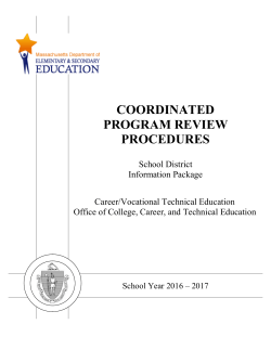 CVTE Student Record Review Checklist