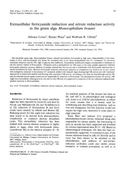 in the green alga Monoraphidium braunii