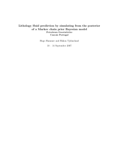 Lithology/fluid prediction by simulating from the posterior of a