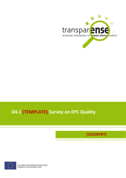 Survey on EPC Quality
