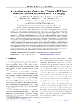 A generalized method of converting CT image to PET linear