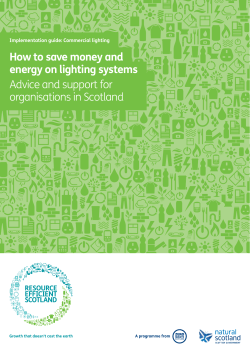 How to save money and energy on lighting