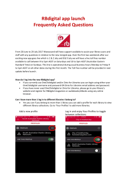 RBdigital app Frequently Asked Questions