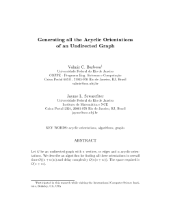Generating all the Acyclic Orientations of an Undirected Graph