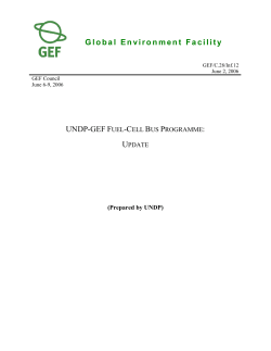 (UNDP-GEF) Fuel Cell Bus Programme