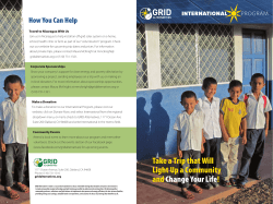 Take a Trip that Will Light Up a Community and