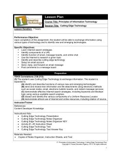 Cutting Edge Technology Notes Organizer