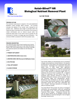 Kelair-Blivet&trade; NR Biological Nutrient Removal Plant
