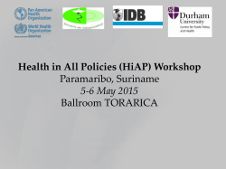 Module 2 - 21st Century Health Dynamics and Inequality