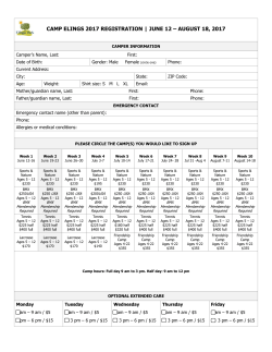camp elings 2017 registration | june 12 &ndash; august 18