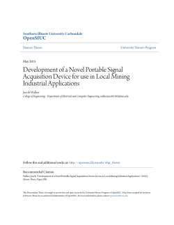 Development of a Novel Portable Signal Acquisition Device for use
