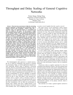 Throughput and Delay Scaling of General Cognitive Networks