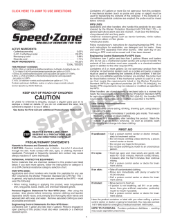 Speed Zone Label