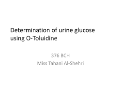 Determination of urine glucose using O
